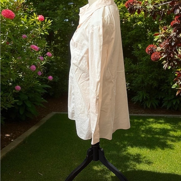 Ann Taylor Soft Pink Button-Down Shirt - Picture 2 of 5